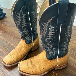 TOP HAND HORSE POWER BY ANDERSON BEAN COWBOY BOOTS MENS 8 D